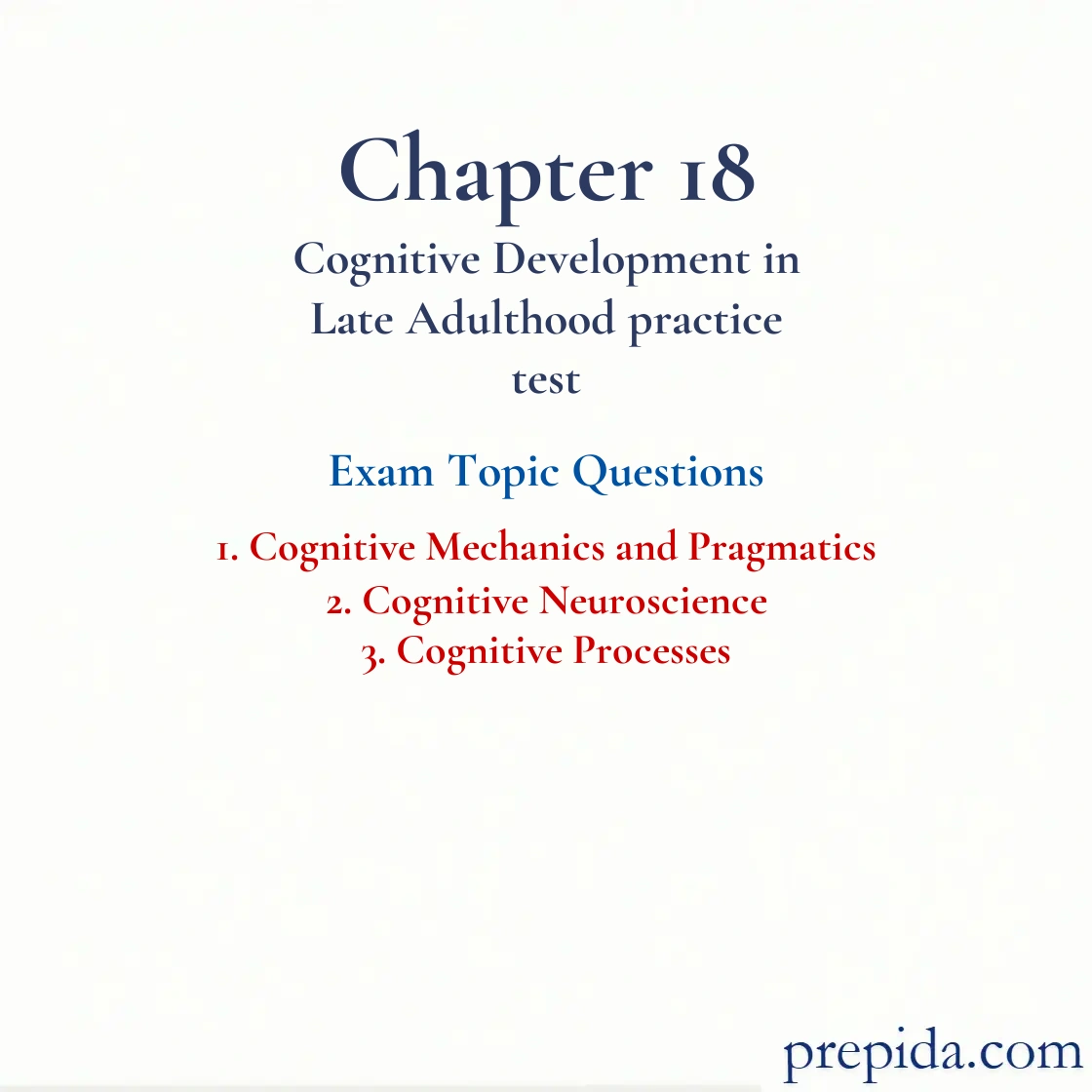 Acquire Key Exam Questions Cognitive Mechanics and Pragmatics Practice MCQs Study Guide: Cognitive Mechanics and Pragmatics