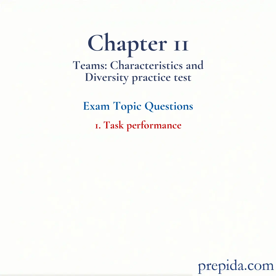 Exam Bank Task performance Questions with Answers Task performance Exam Review