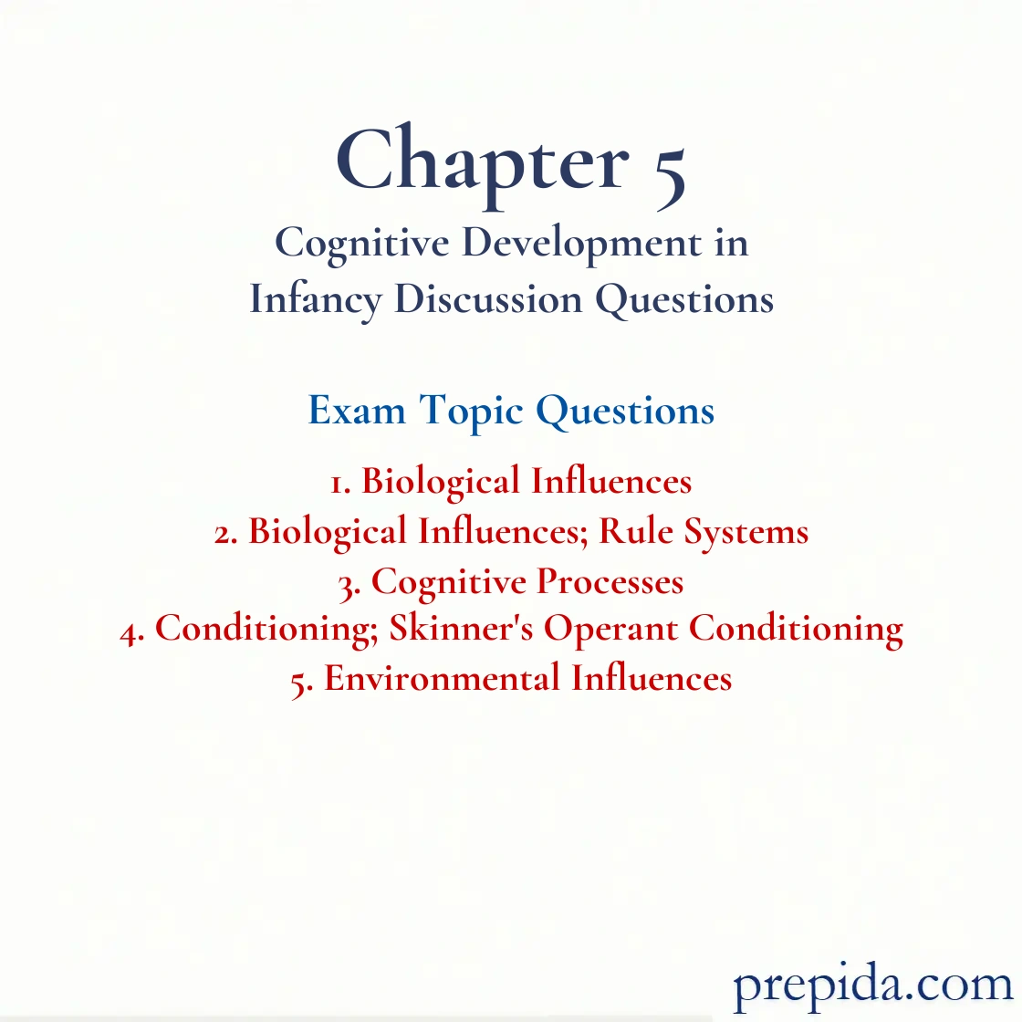 Exam Questions Biological and Environmental Influences Final Exam Final Exam: Biological Influences