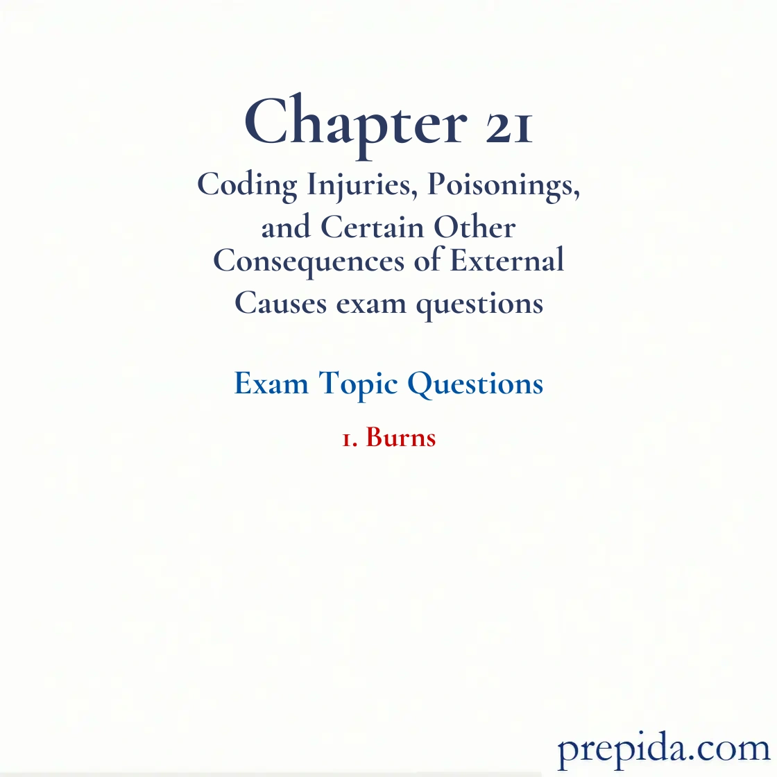 Find Exam Questions Topic Burns Final Exam final exam questions: Burns