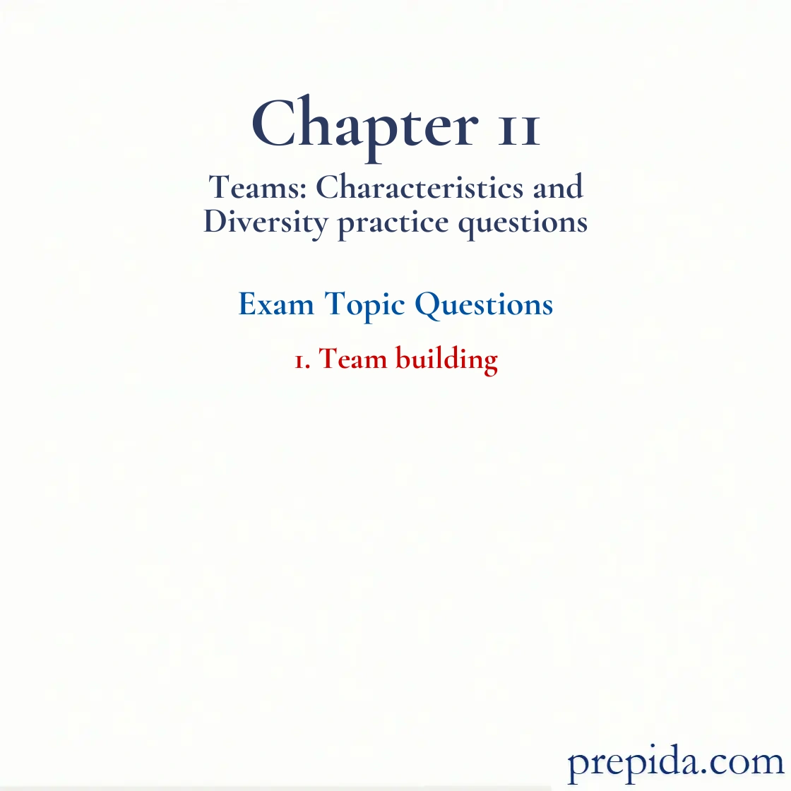 Get Full Exam Questions Team Building Strategies Leadership Team building Exam Bank