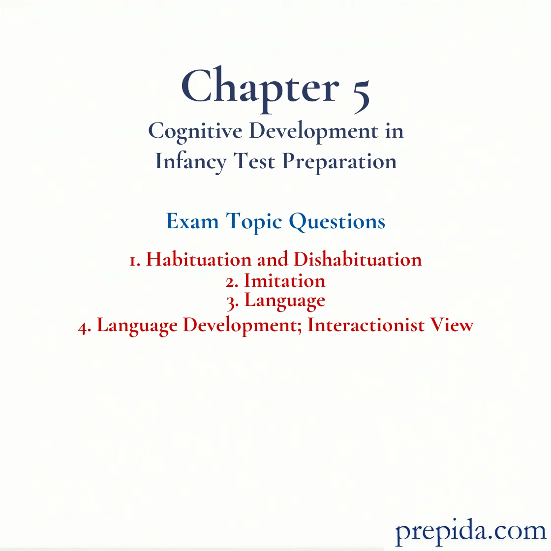 Get Ready for Your Exam Habituation and Dishabituation Final Exam Study Guide: Habituation and Dishabituation and Imitation