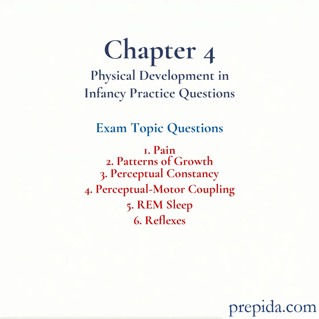 Study Guide Exam Questions Patterns of Growth Reflexes exam solutions: Pain and Patterns of Growth